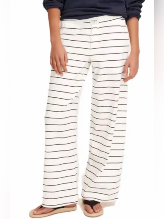 Parke Pants - NWT PARKE x Target High-Rise Boxer Knit Pants XXL Navy Stripe